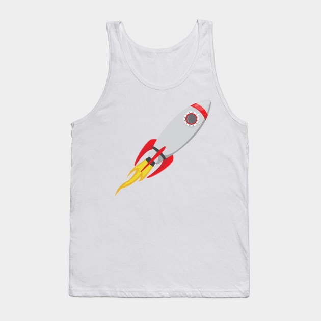 Rocket Tank Top by STARSsoft